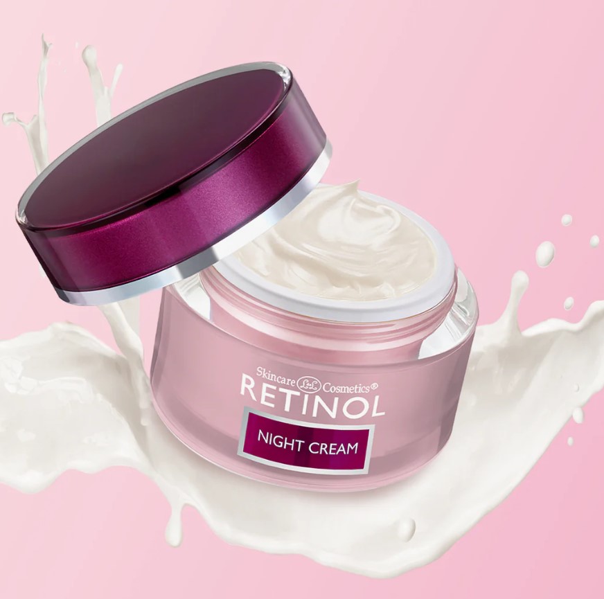 Restorative Night Cream with Vitamins A + C + E application